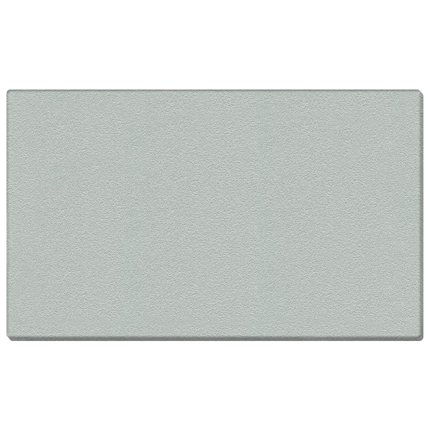 Ghent Bulletin Board, Vinyl, 4 ft H x 5 ft W, Silver 12UV45-W193 - main